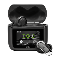 JBL Tour Pro 3 - Black - True Wireless Noise Cancelling earbuds with Smart Charging Case™ - Hero